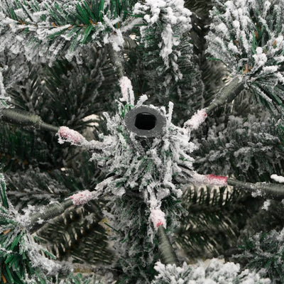 Artificial Hinged Christmas Tree with Flocked Snow 120 cm Payday Deals