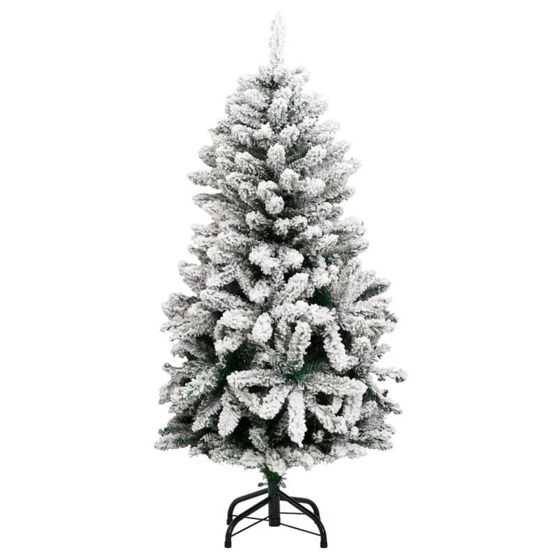 Artificial Hinged Christmas Tree with Flocked Snow 120 cm Payday Deals