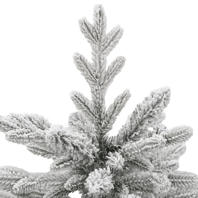 Artificial Hinged Christmas Tree with Flocked Snow 150 cm Payday Deals