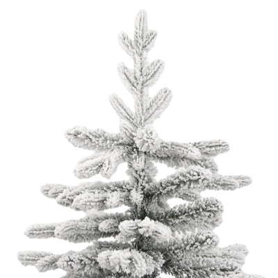 Artificial Hinged Christmas Tree with Flocked Snow 210 cm Payday Deals