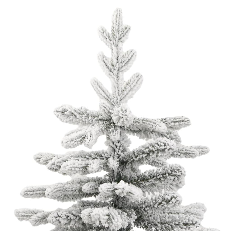 Artificial Hinged Christmas Tree with Flocked Snow 210 cm Payday Deals