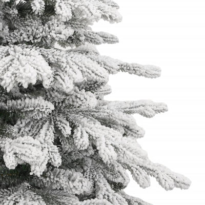 Artificial Hinged Christmas Tree with Flocked Snow 210 cm Payday Deals