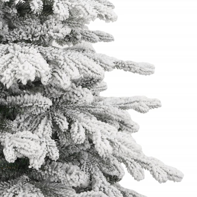 Artificial Hinged Christmas Tree with Flocked Snow 210 cm Payday Deals