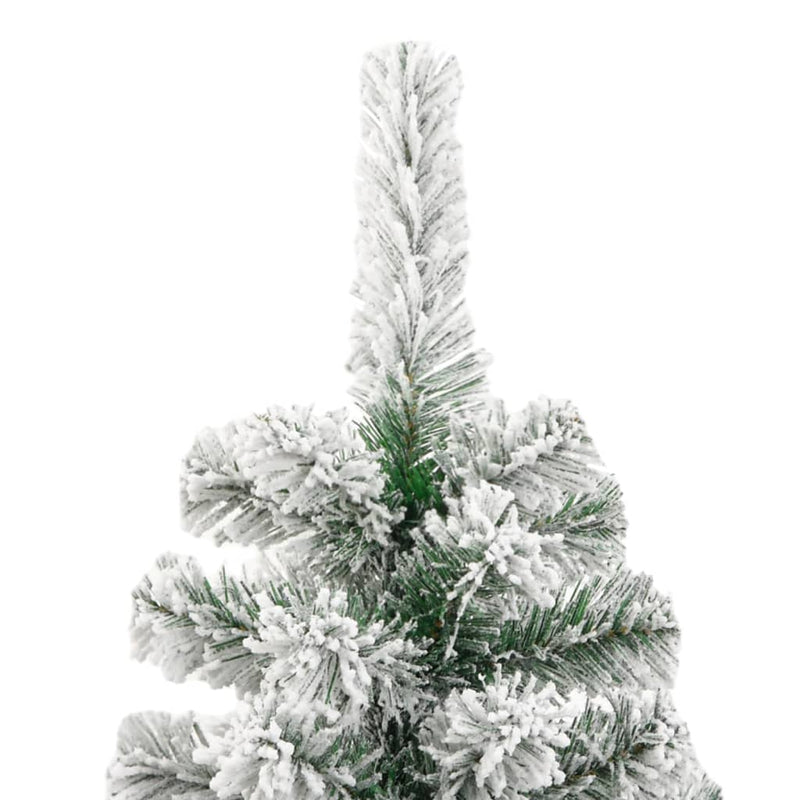 Artificial Hinged Christmas Tree with Flocked Snow 210 cm Payday Deals