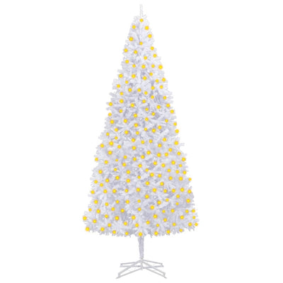 Artificial Pre-lit Christmas Tree 400 cm White