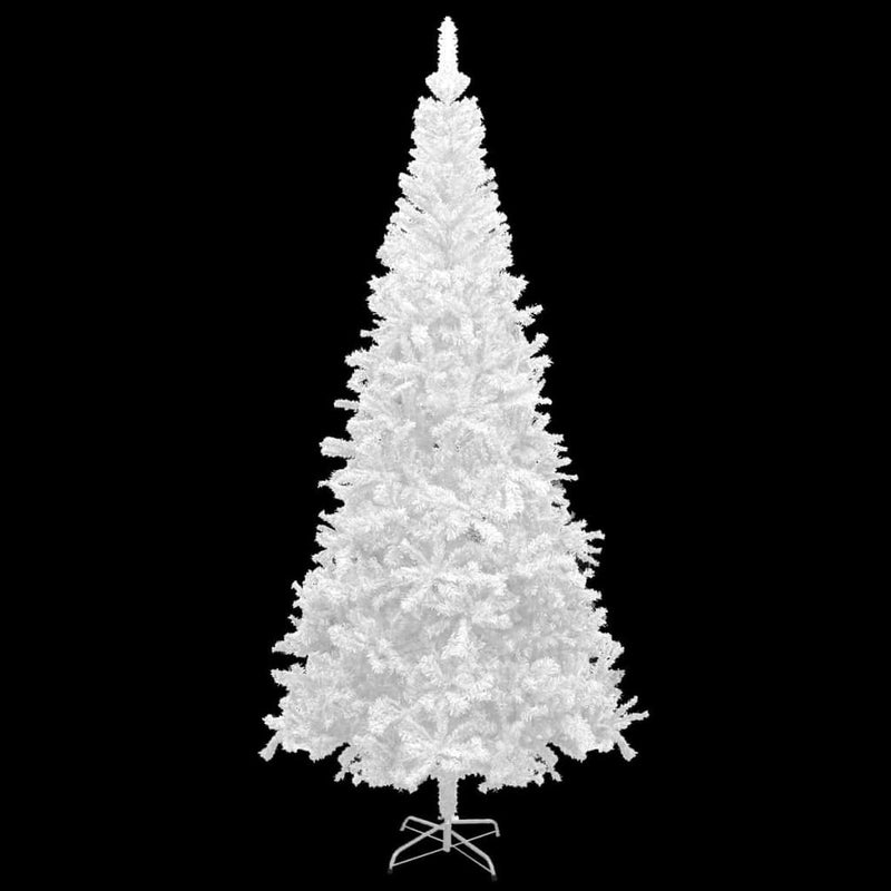 Artificial Pre-lit Christmas Tree L 240 cm White Payday Deals