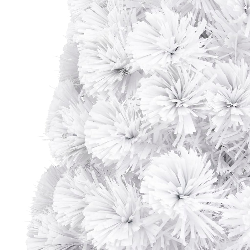 Artificial Pre-lit Christmas Tree White 180 cm Fibre Optic Payday Deals
