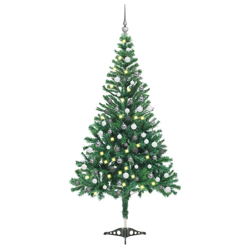 Artificial Pre-lit Christmas Tree with Ball Set 120 cm 230 Branches Payday Deals