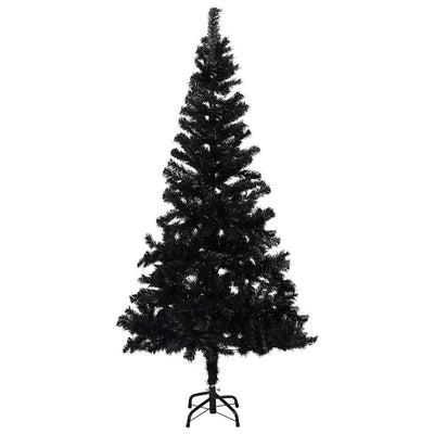 Artificial Pre-lit Christmas Tree with Ball Set Black 240 cm PVC Payday Deals