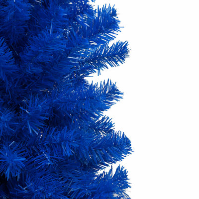 Artificial Pre-lit Christmas Tree with Ball Set Blue 210 cm PVC Payday Deals