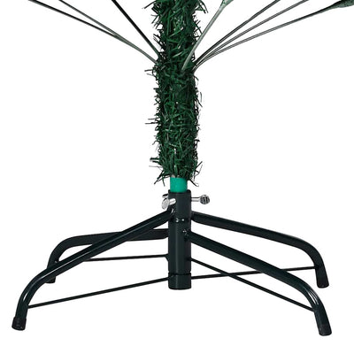 Artificial Pre-lit Christmas Tree with Ball Set Green 210 cm PVC Payday Deals