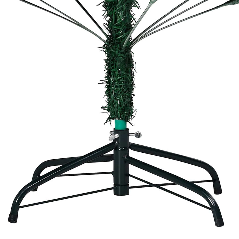 Artificial Pre-lit Christmas Tree with Ball Set Green 210 cm PVC Payday Deals