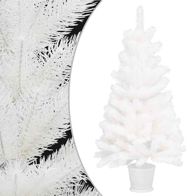 Artificial Pre-lit Christmas Tree with Ball Set White 90 cm Payday Deals