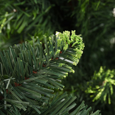 Artificial Pre-lit Christmas Tree with Pine Cones Green 210 cm Payday Deals