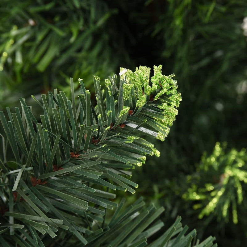 Artificial Pre-lit Christmas Tree with Pine Cones Green 210 cm Payday Deals