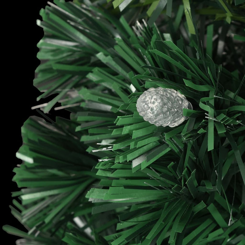 Artificial Pre-lit Christmas Tree with Stand 180 cm Fibre Optic Payday Deals