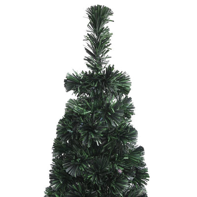 Artificial Slim Christmas Tree with Stand 150 cm Fibre Optic Payday Deals