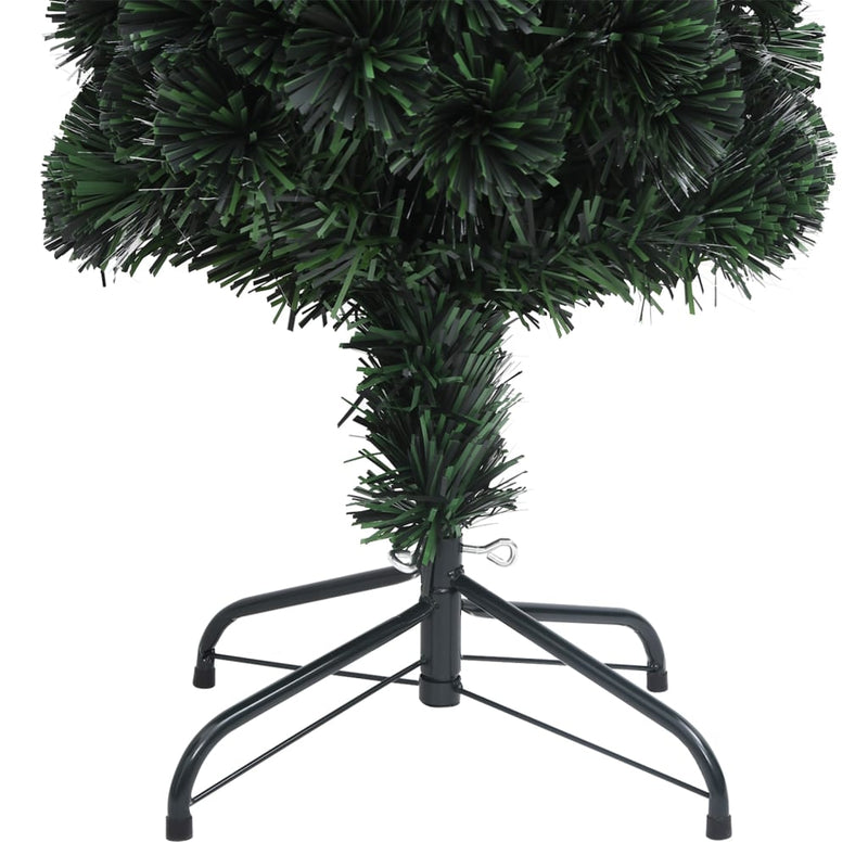 Artificial Slim Christmas Tree with Stand 150 cm Fibre Optic Payday Deals