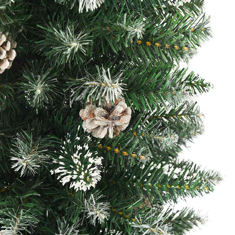 Artificial Slim Christmas Tree with Stand 180 cm PVC Payday Deals