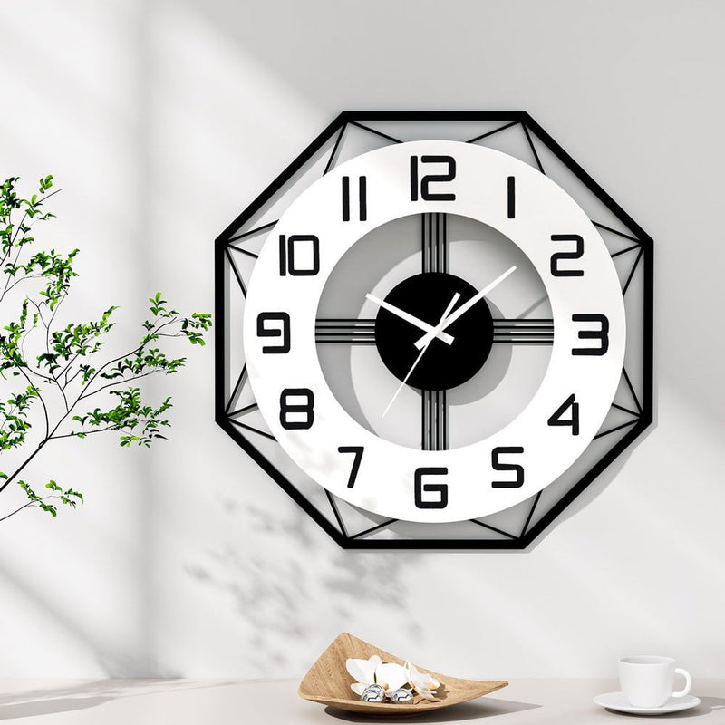 Artiss 60CM Wall Clock Octagon Payday Deals