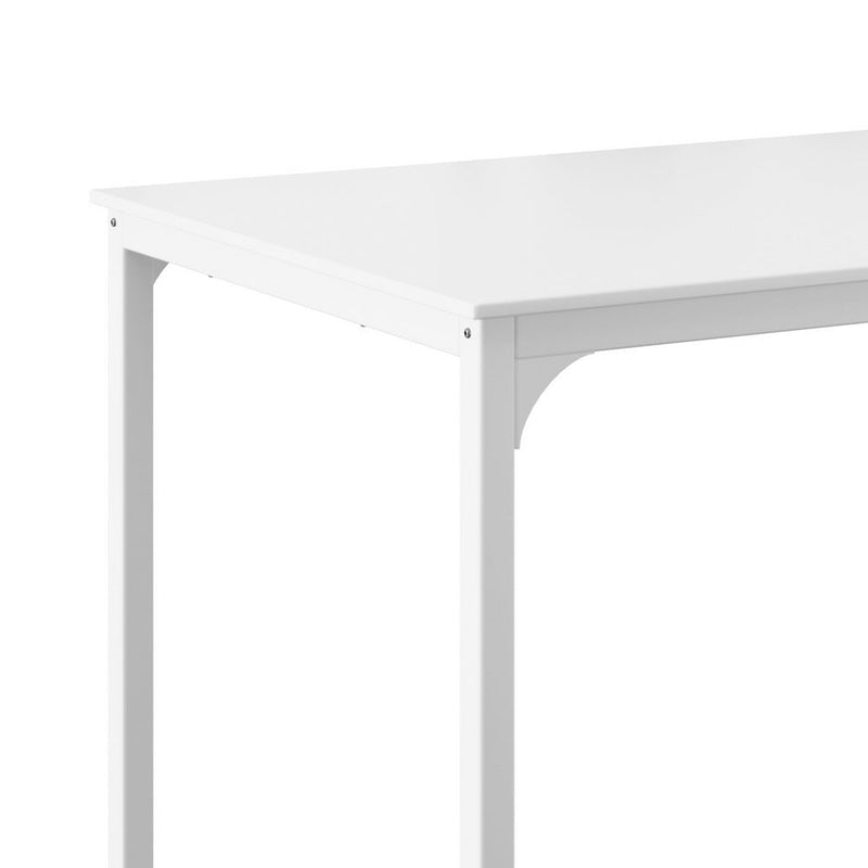 Artiss Bar Table Dining Desk High Kitchen Shelf Metal Legs Cafe Pub White Payday Deals