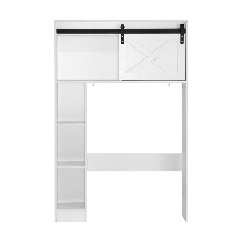 Artiss Bathroom Cabinet Over the Toilet Storage Organiser Laundry Shelf 128cm Payday Deals