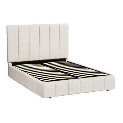 Artiss Bed Frame Double Size Beige TETTE Payday Deals