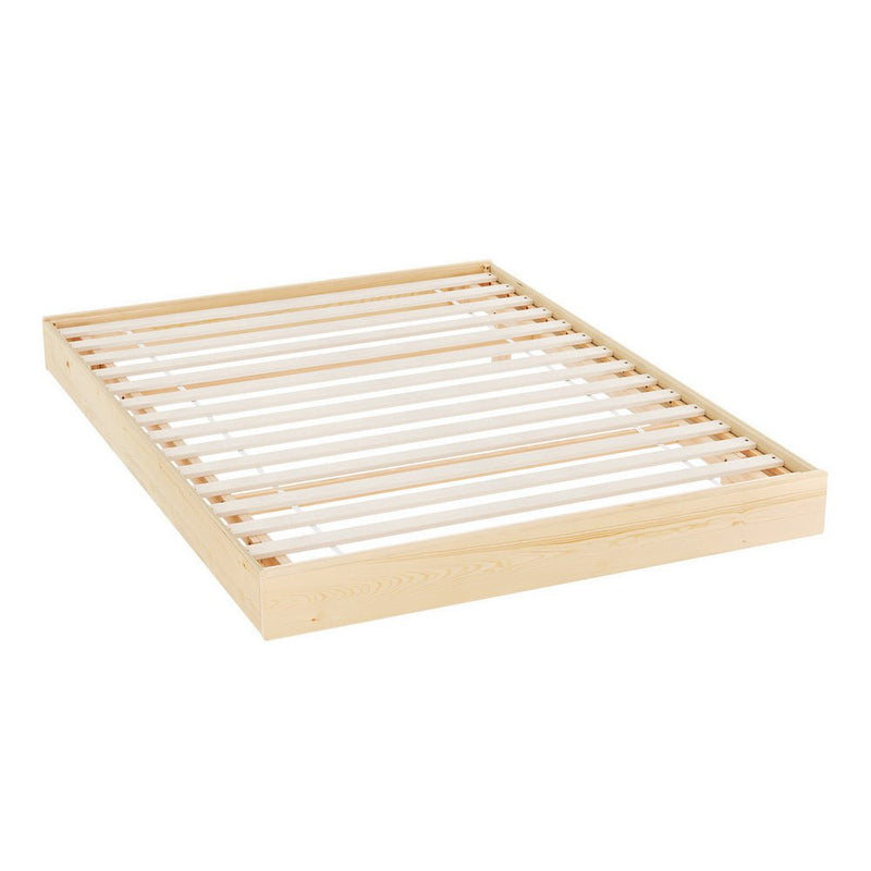 Artiss Bed Frame Double Size Floating Wooden Mattress Base Platform Timber ODIN Payday Deals