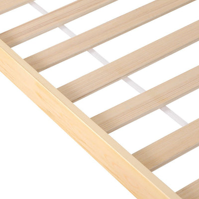 Artiss Bed Frame Double Size Rattan Wooden RITA Payday Deals