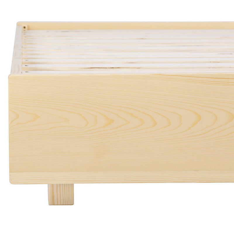Artiss Bed Frame Queen Size Floating Wooden Mattress Base Platform Timber ODIN Payday Deals