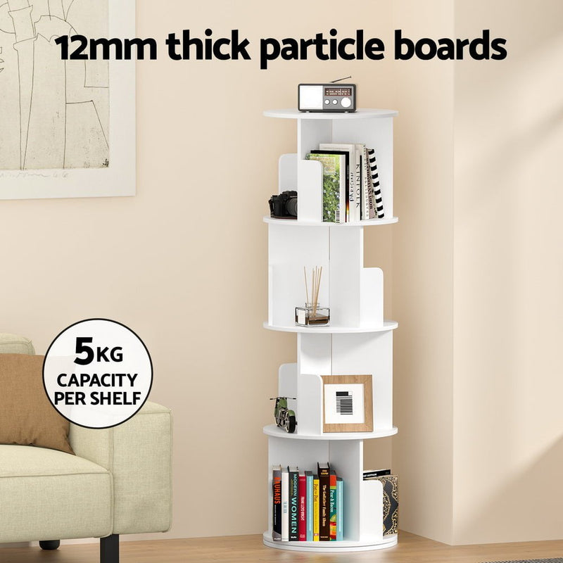 Artiss Bookshelf 4 Tiers EDIE White Payday Deals