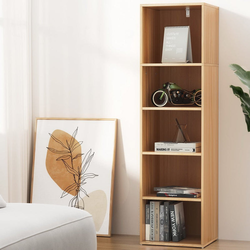 Artiss Bookshelf 5 Tiers MILO Pine Payday Deals