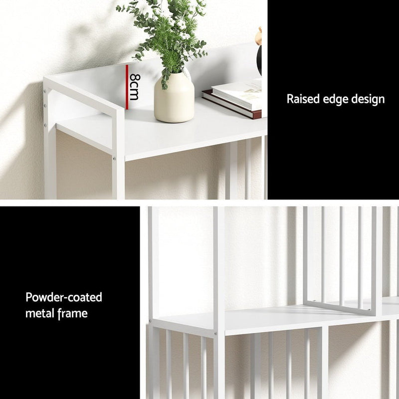 Artiss Bookshelf Display Shelves 5 Tiers 120cm White Payday Deals