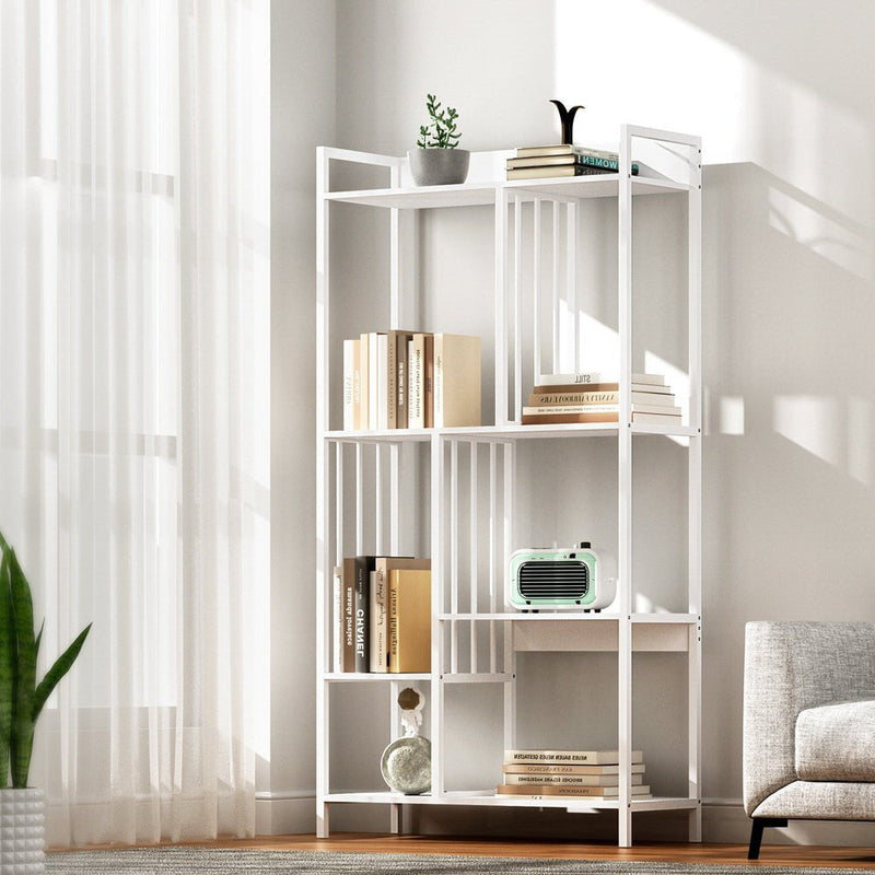 Artiss Bookshelf Display Shelves 5 Tiers 120cm White Payday Deals