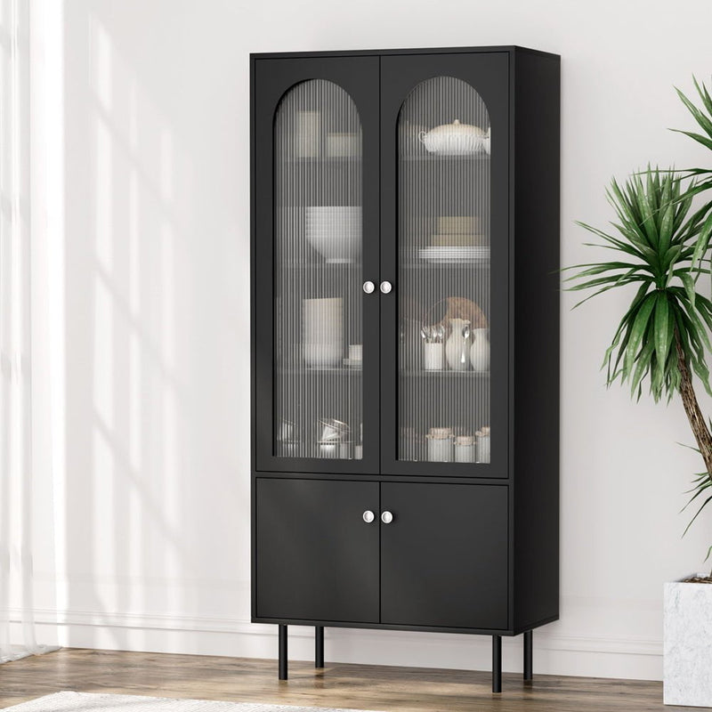 Artiss Buffet Sideboard Cupboard Cabinet Black Payday Deals