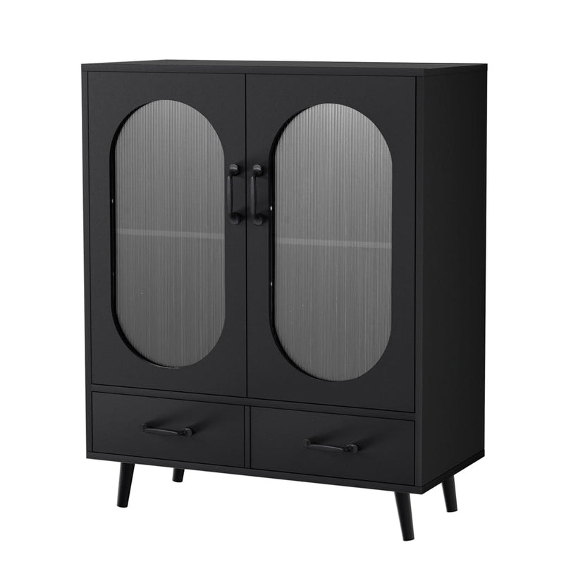 Artiss Buffet Sideboard Double Doors - Black Payday Deals