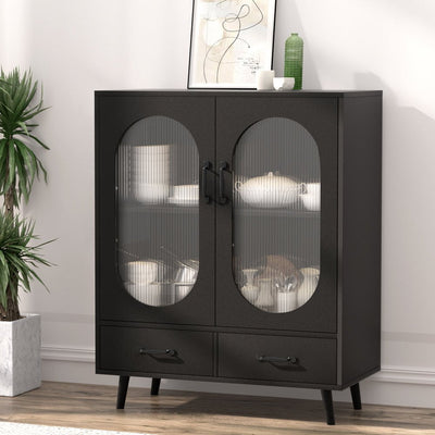 Artiss Buffet Sideboard Double Doors - Black Payday Deals