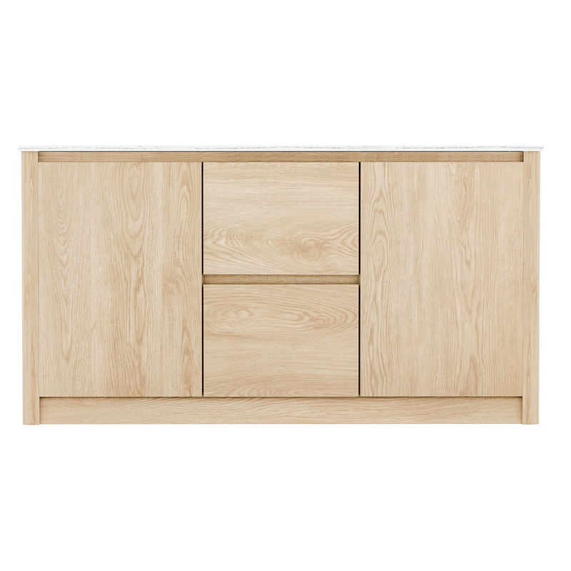 Artiss Buffet Sideboard Marble Style Tabletop - Pine Payday Deals