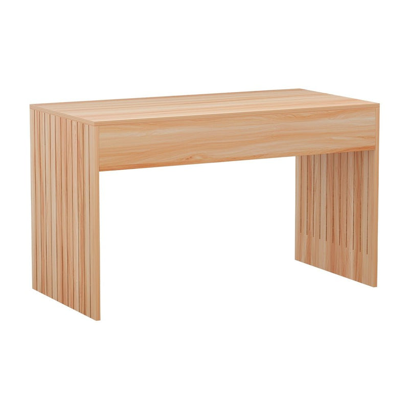 Artiss Coffee Table Rectangle Fluted Side 100CM Payday Deals