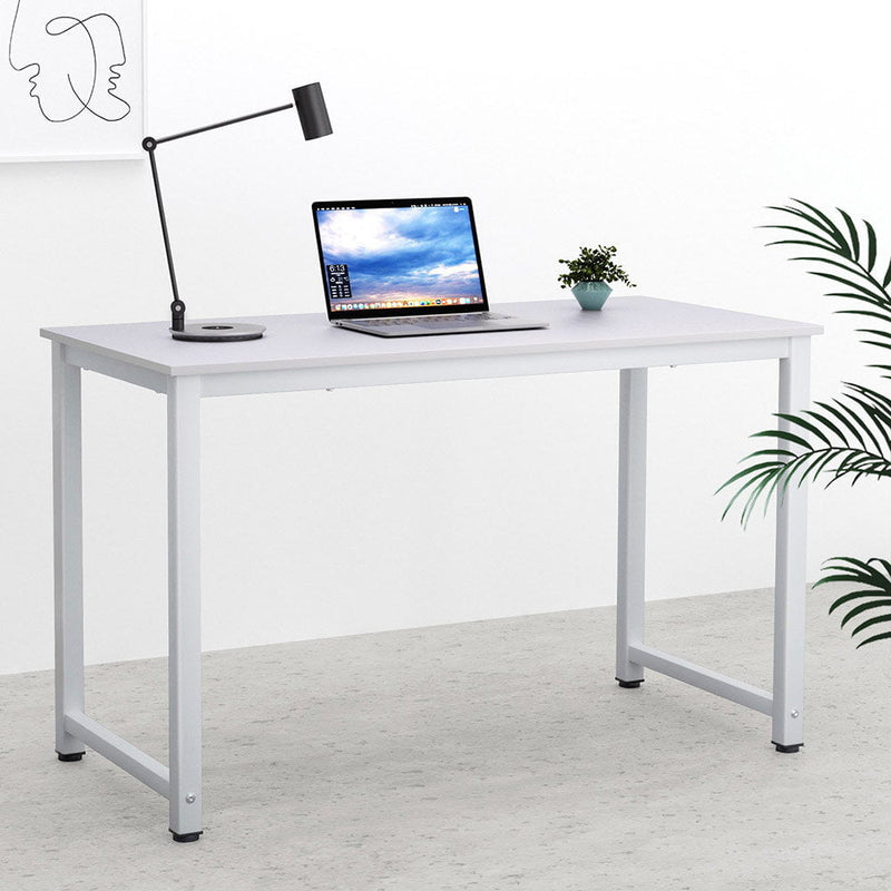 Artiss Computer Desk Home Office Study Table White 120CM Payday Deals