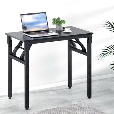 Artiss Computer Desk Laptop Table Bookshelf Desk Storage Rack Office Study Black Payday Deals