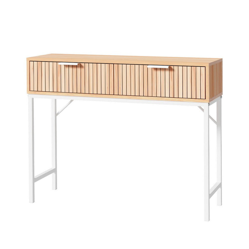 Artiss Console Table 2 Drawers 92CM Payday Deals