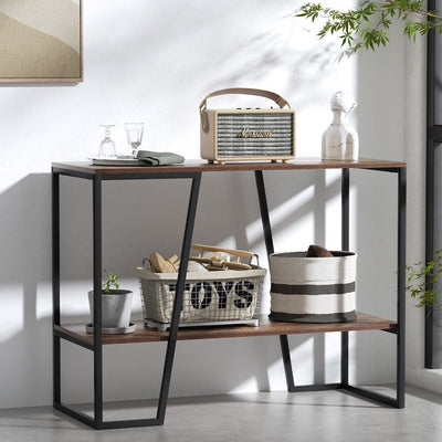 Artiss Console Table Hallway Sofa Table Entry Desk Retro Metal Display Shelf Payday Deals