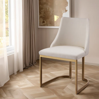 Artiss Dining Chairs Linen Fabric Beige Set Of 2 Balen Payday Deals