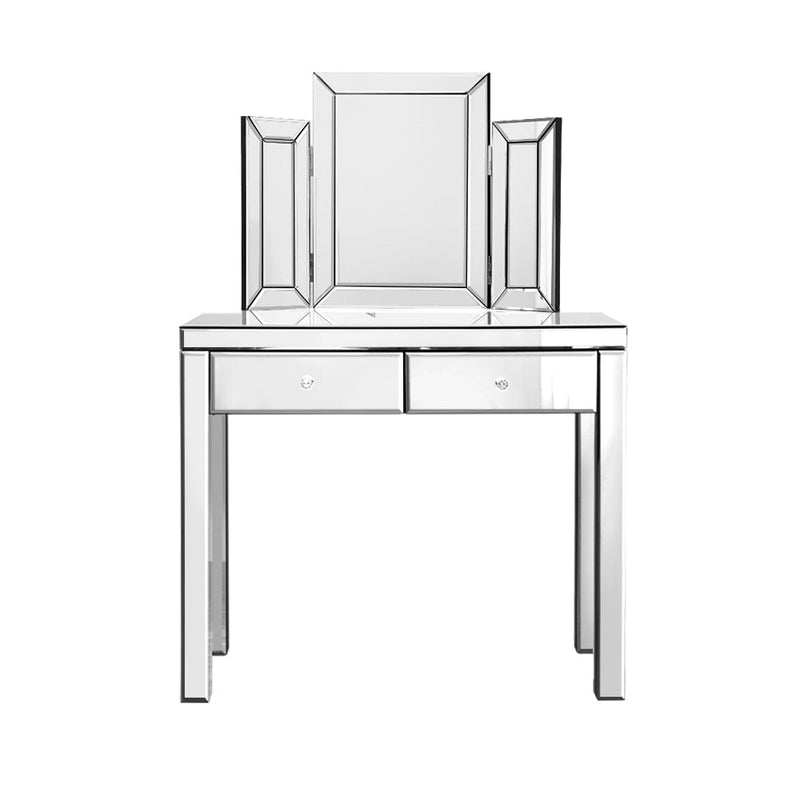 Artiss Dressing Table Set Console Table With Mirror Mirrored Furniture Dresser Payday Deals