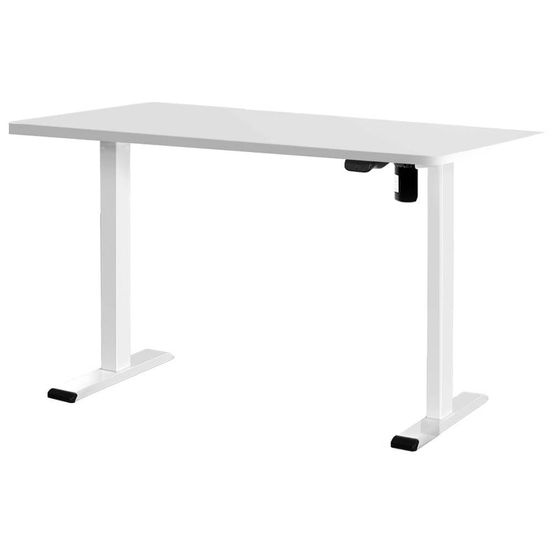 Artiss Electric Standing Desk Motorised Adjustable Sit Stand Desks White Payday Deals