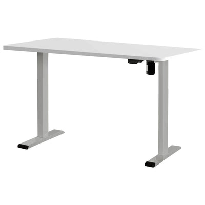 Artiss Electric Standing Desk Motorised Sit Stand Desks Table Grey White 140cm Payday Deals