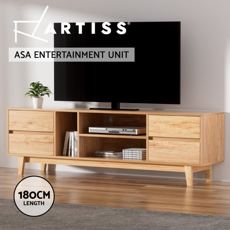 Artiss Entertainment Unit Stand TV Cabinet Storage Drawer Shelf 180cm Wooden Payday Deals