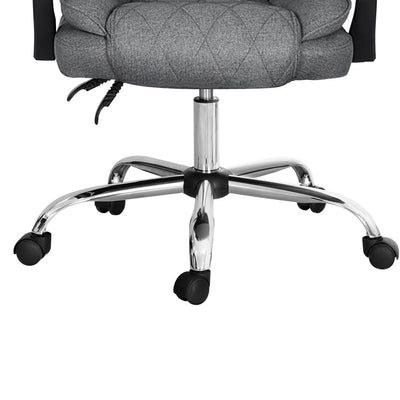 Artiss Executive Office Chair Fabric Recliner Grey Payday Deals