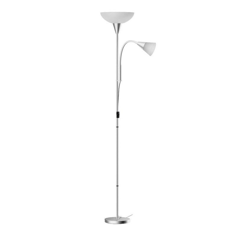 Artiss Floor Lamp Mother and Child Modern Home Living Room Office Reading Silver Payday Deals